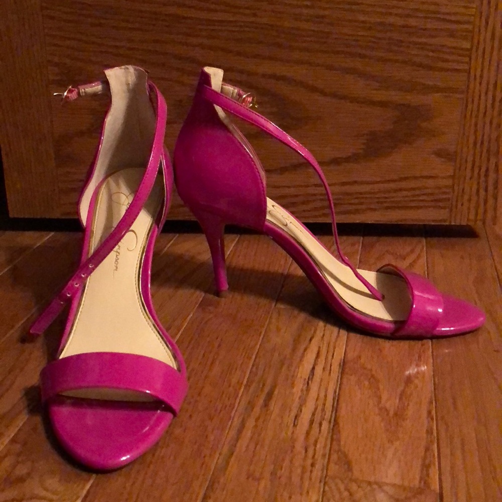 Hot pink heels